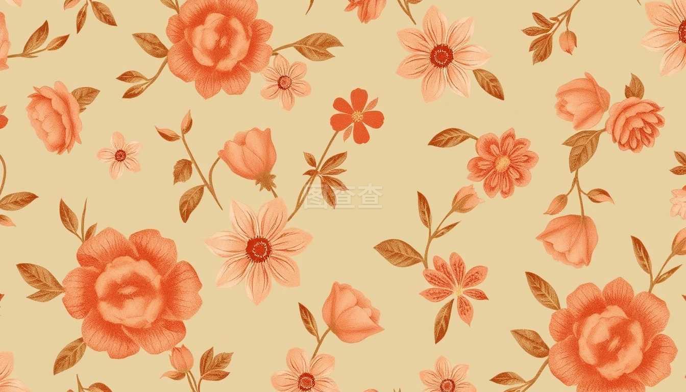 花卉图案与工艺品 自然之美在艺术中的绽放